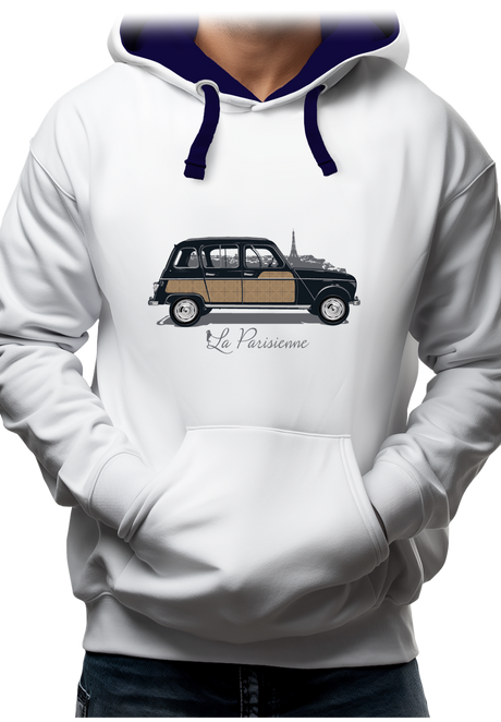 Sweat Adulte Voiture 4L la parisienne