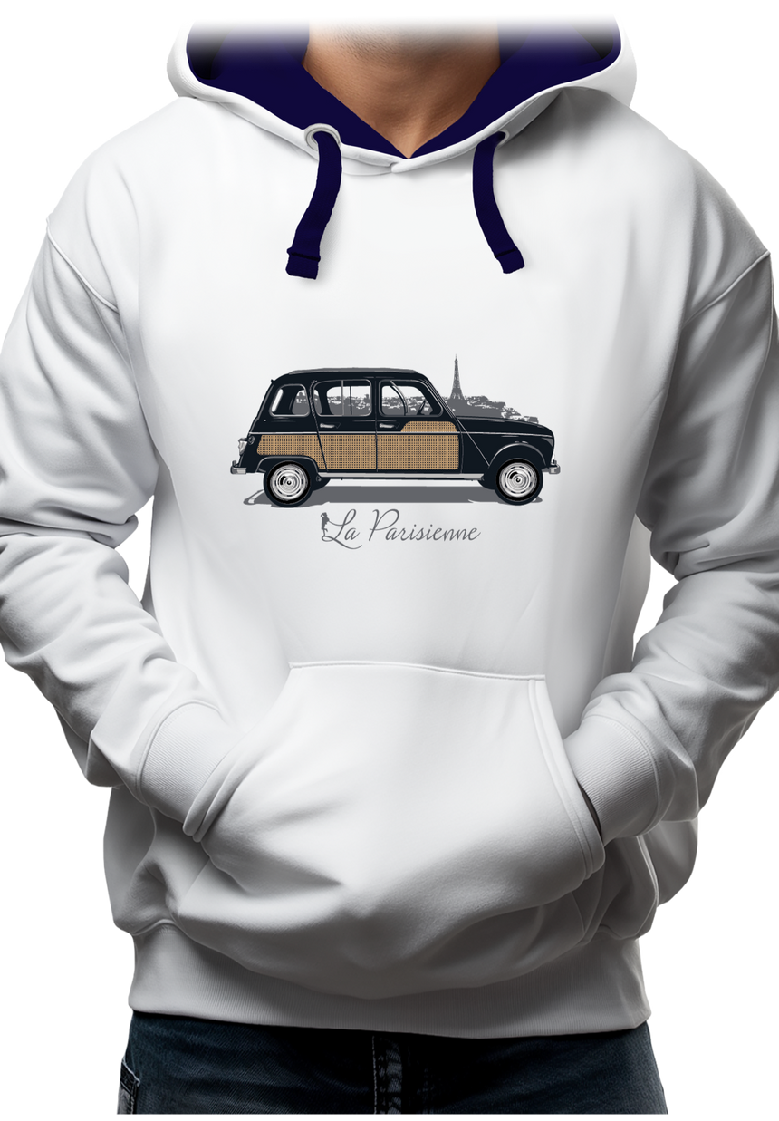 Sweat Adulte Voiture 4L la parisienne
