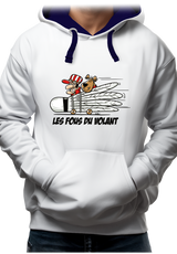 Sweat Adulte Les fous du Volant de badminton
