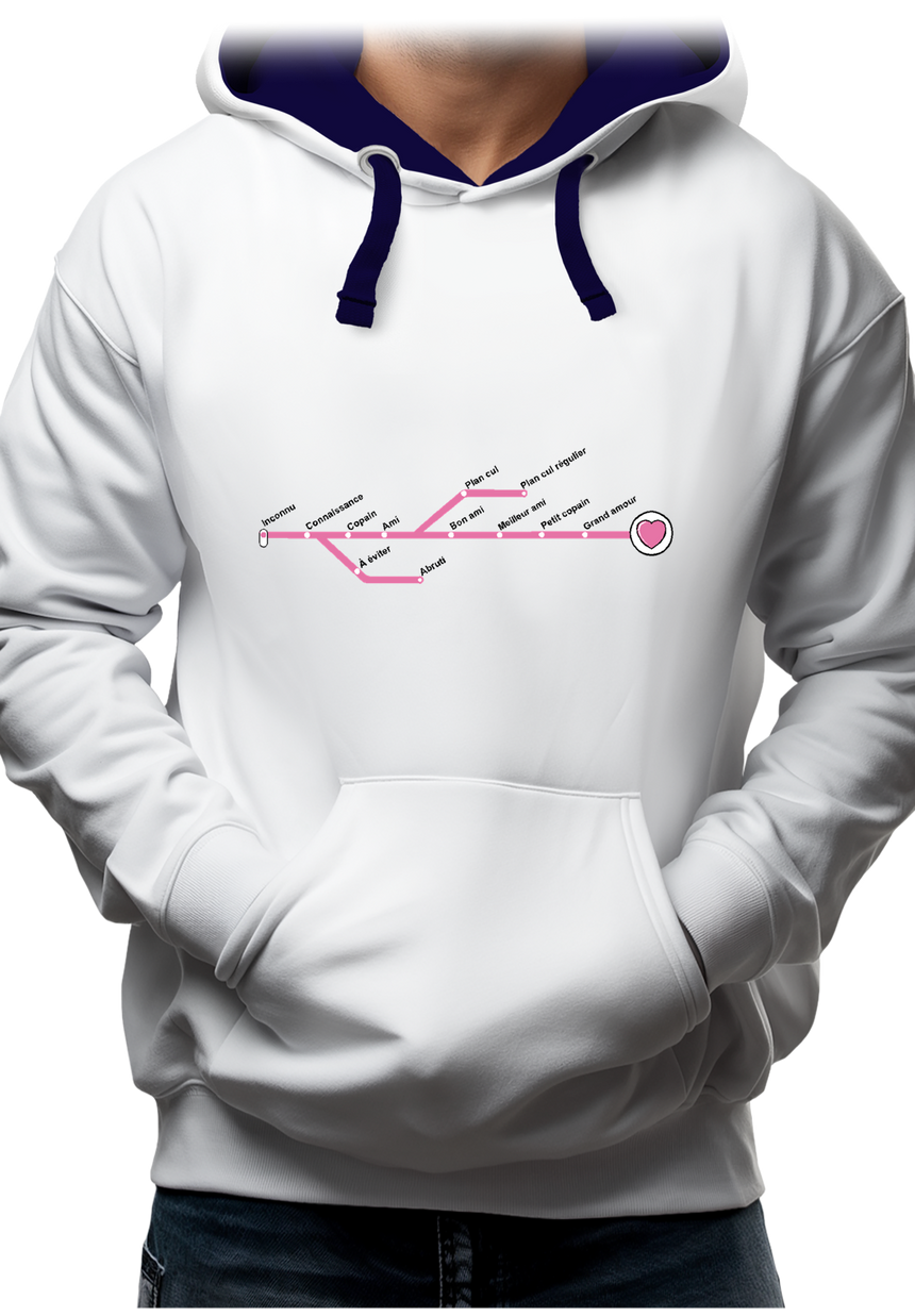 Sweat Adulte Love Line Femme