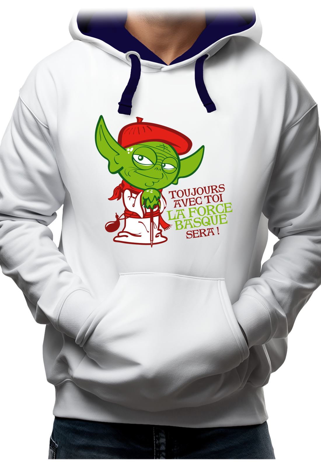 Sweat Adulte La force basque sera avec toi