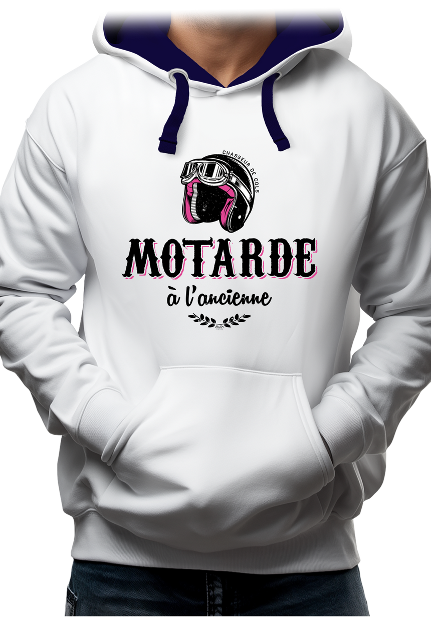 Sweat Adulte Motarde à l'ancienne