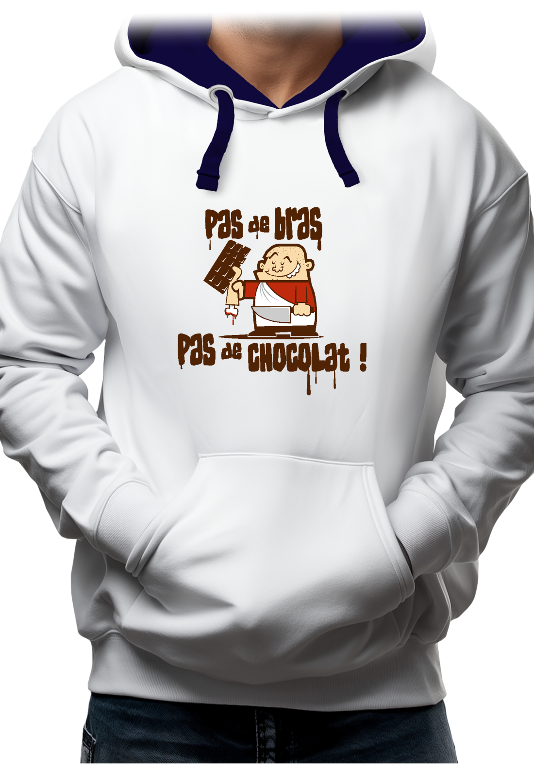 Sweat Adulte Pas De Bras Pas De Chocolat