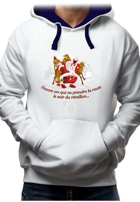 Sweat Adulte Réveillon du père noël