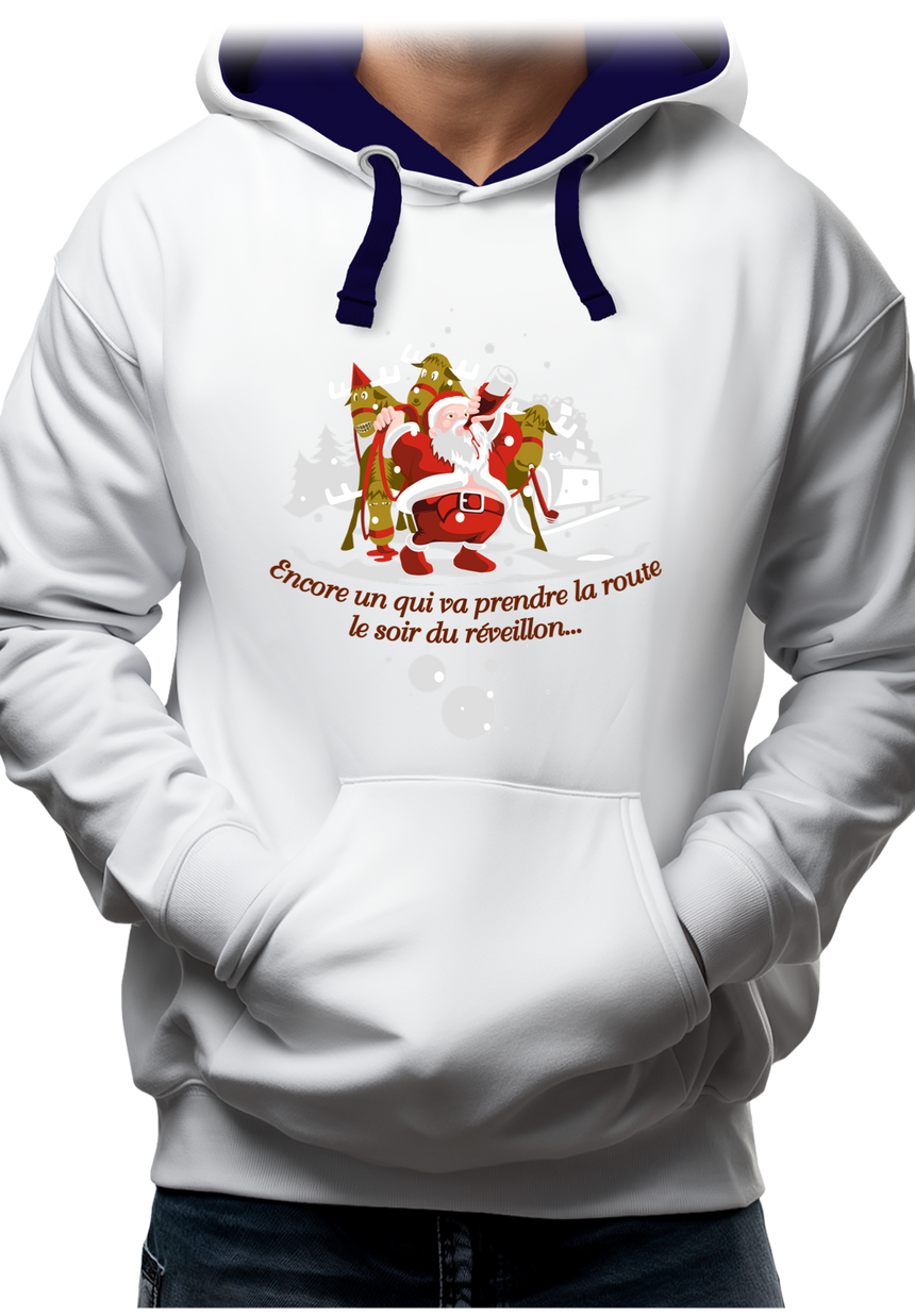 Sweat Adulte Réveillon du père noël
