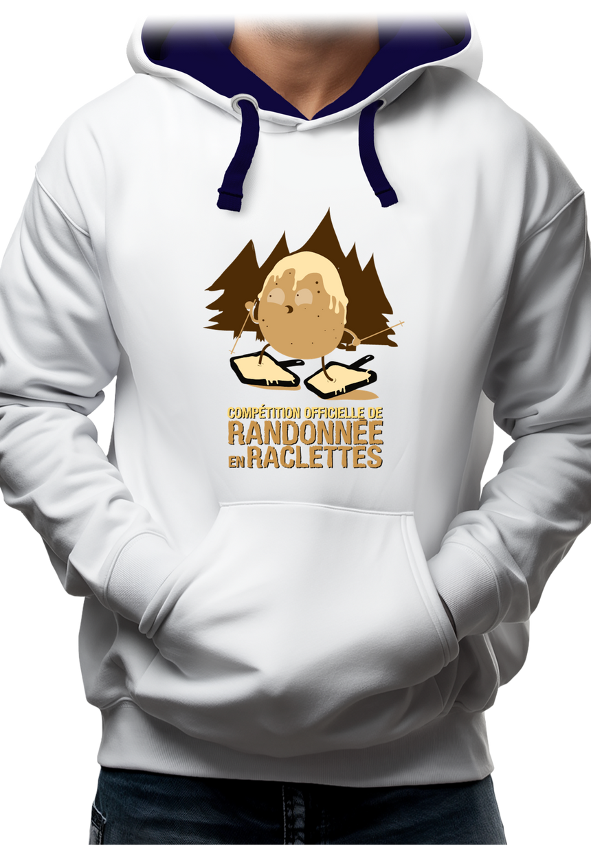 Sweat Adulte Randonnée Raclette Fromage