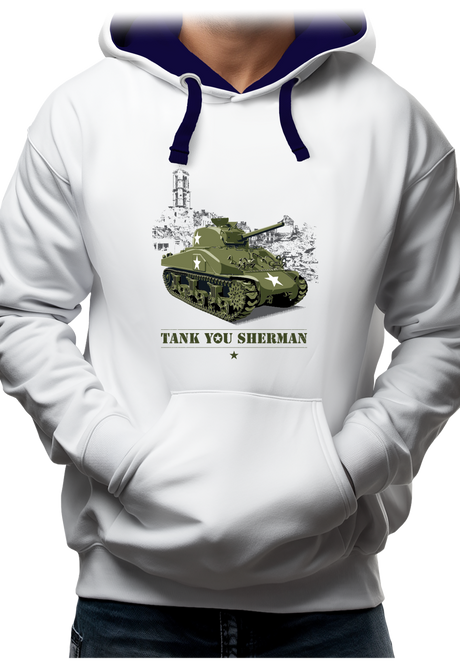 Sweat Adulte Tank Militaire Sherman