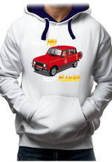 Sweat Adulte 4L pompier tout feu tout flamme