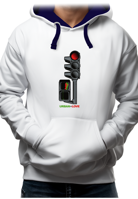 Sweat Adulte Feu tricolore des amoureux