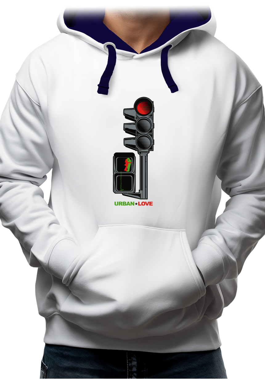 Sweat Adulte Feu tricolore des amoureux