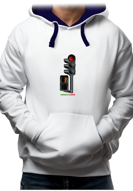 Sweat Adulte Feu tricolore des amoureux