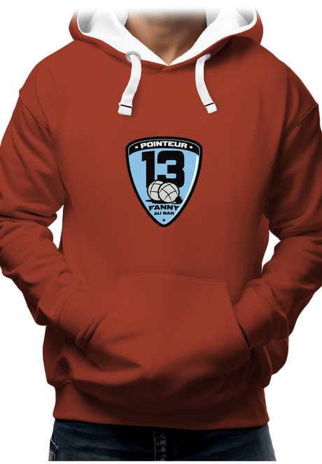 Sweat Adulte Fanny au bar, Pointeur Pétanque