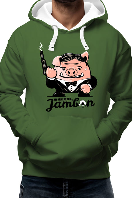 Sweat Adulte My name is Jean JAMBON