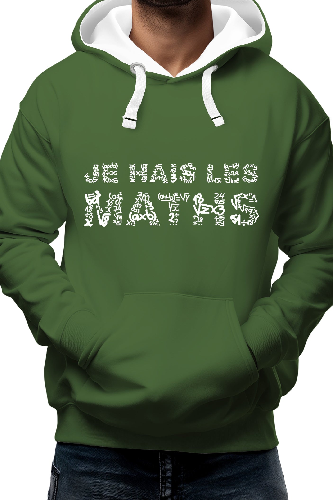 Sweat Adulte Je Hais Les Maths