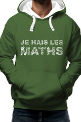 Sweat Adulte Je Hais Les Maths
