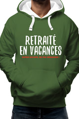 Sweat Adulte Retraité en vacances ,super occupé