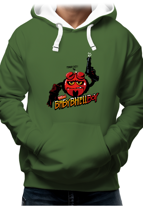 Sweat Adulte Baby Hell boy fromage à deguster