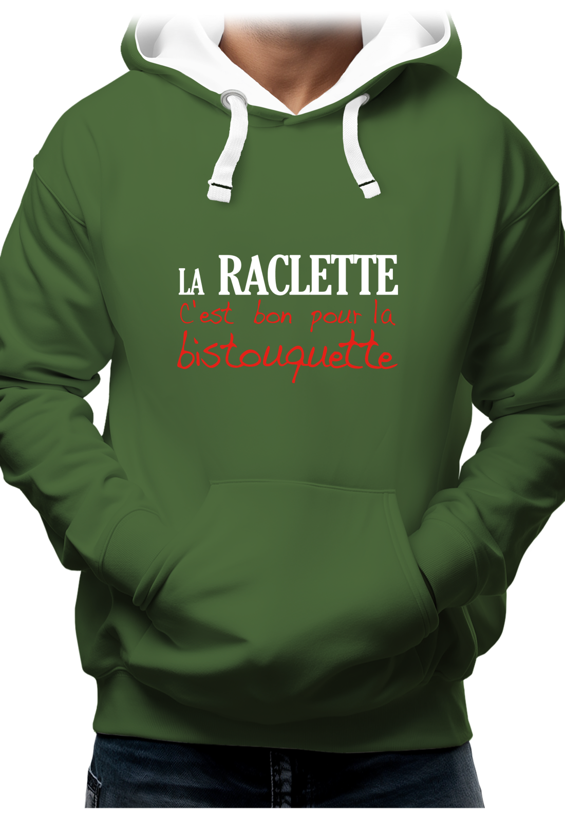 Sweat Adulte La raclette c'est bon pour la bistouquette