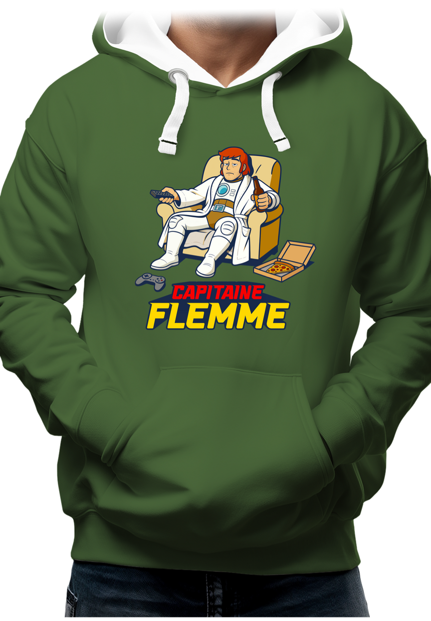 Sweat Adulte Capitaine Flemme