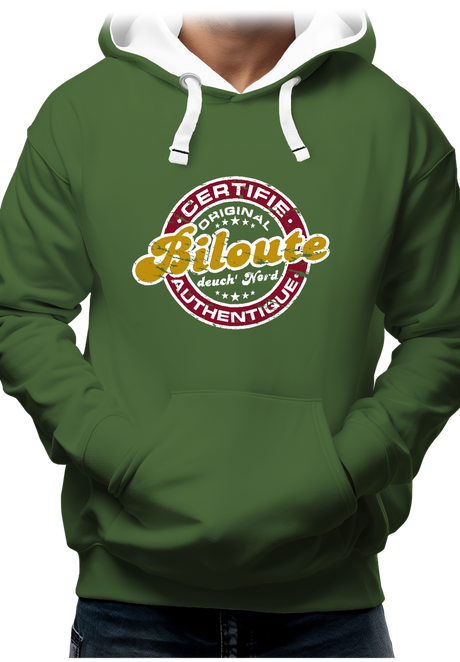 Sweat Adulte Certifié authentique biloute ch'ti