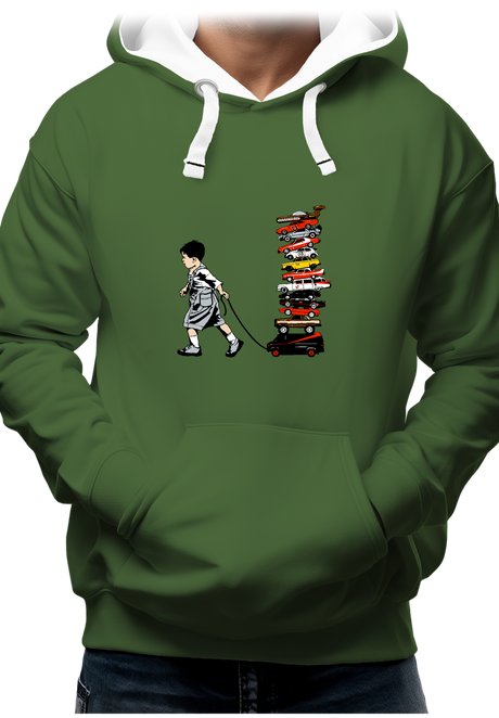 Sweat Adulte La Collection de voitures via les séries télé