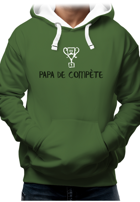 Sweat Adulte Un super papa de compète (encre gonflante)