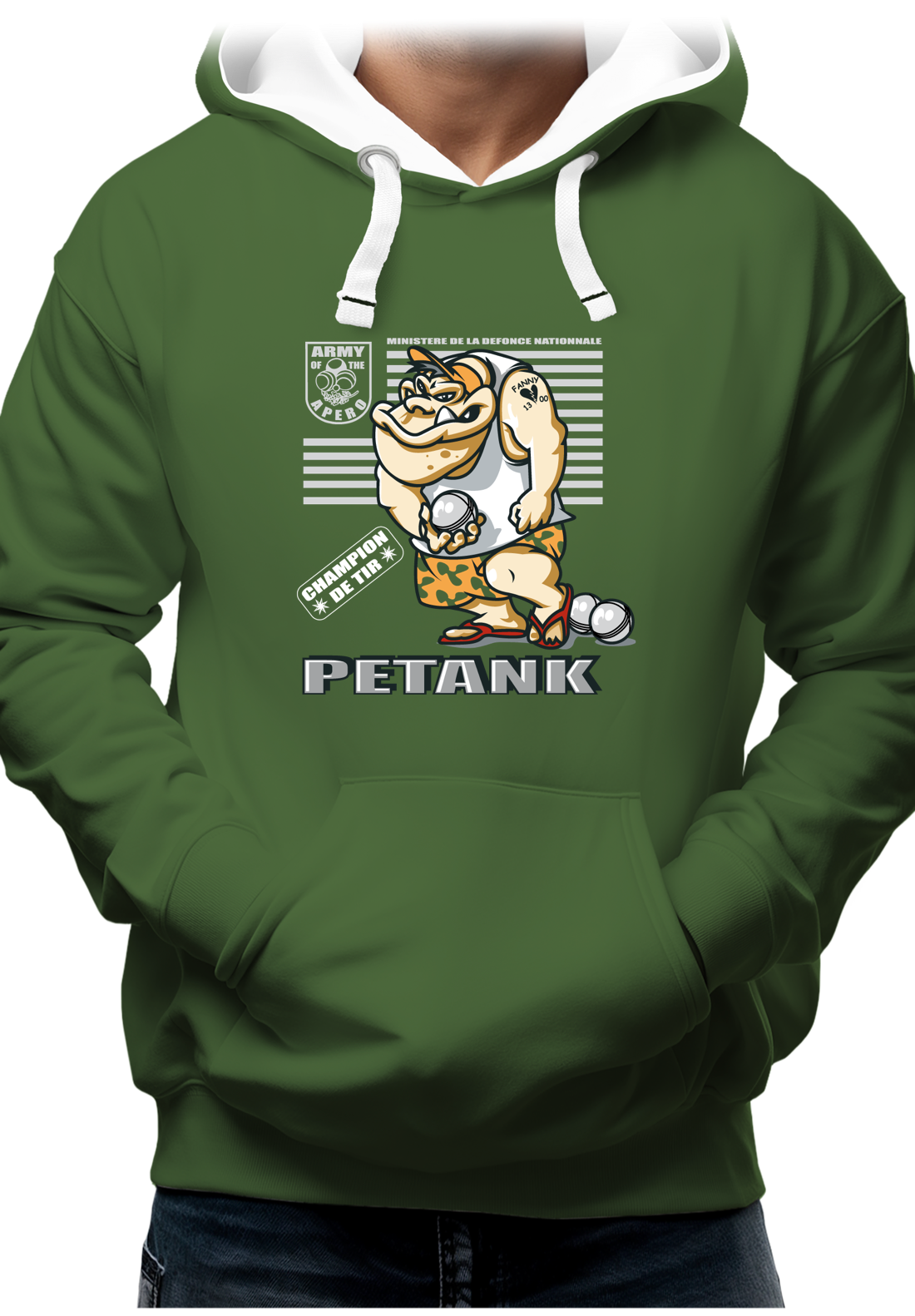 Sweat Adulte Petank pour les costauds