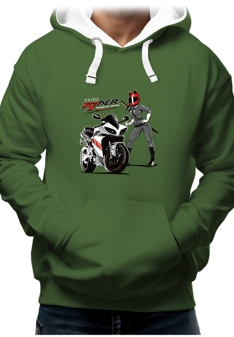 Sweat Adulte Moto R1 Made in Japan