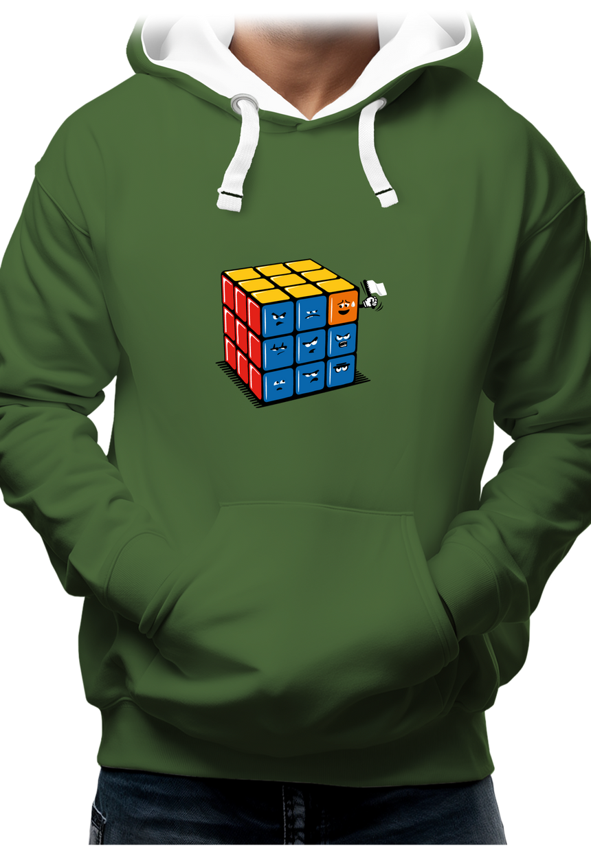 Sweat Adulte Ruby cube avec drapeau