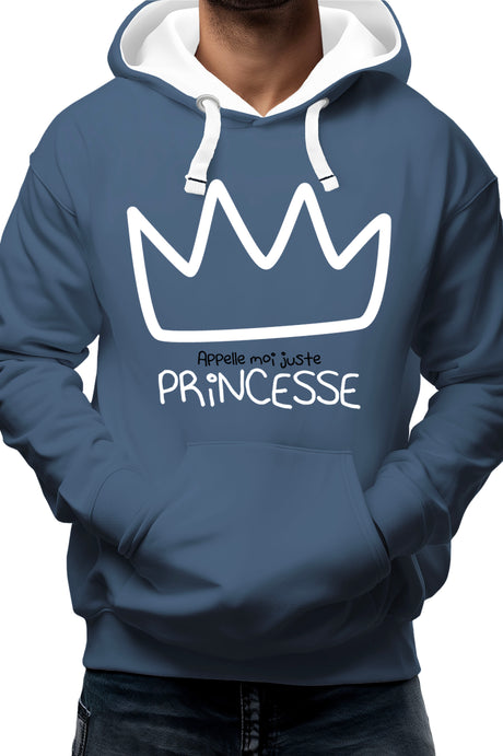 Sweat Enfant Princesse Couronne appelle moi juste