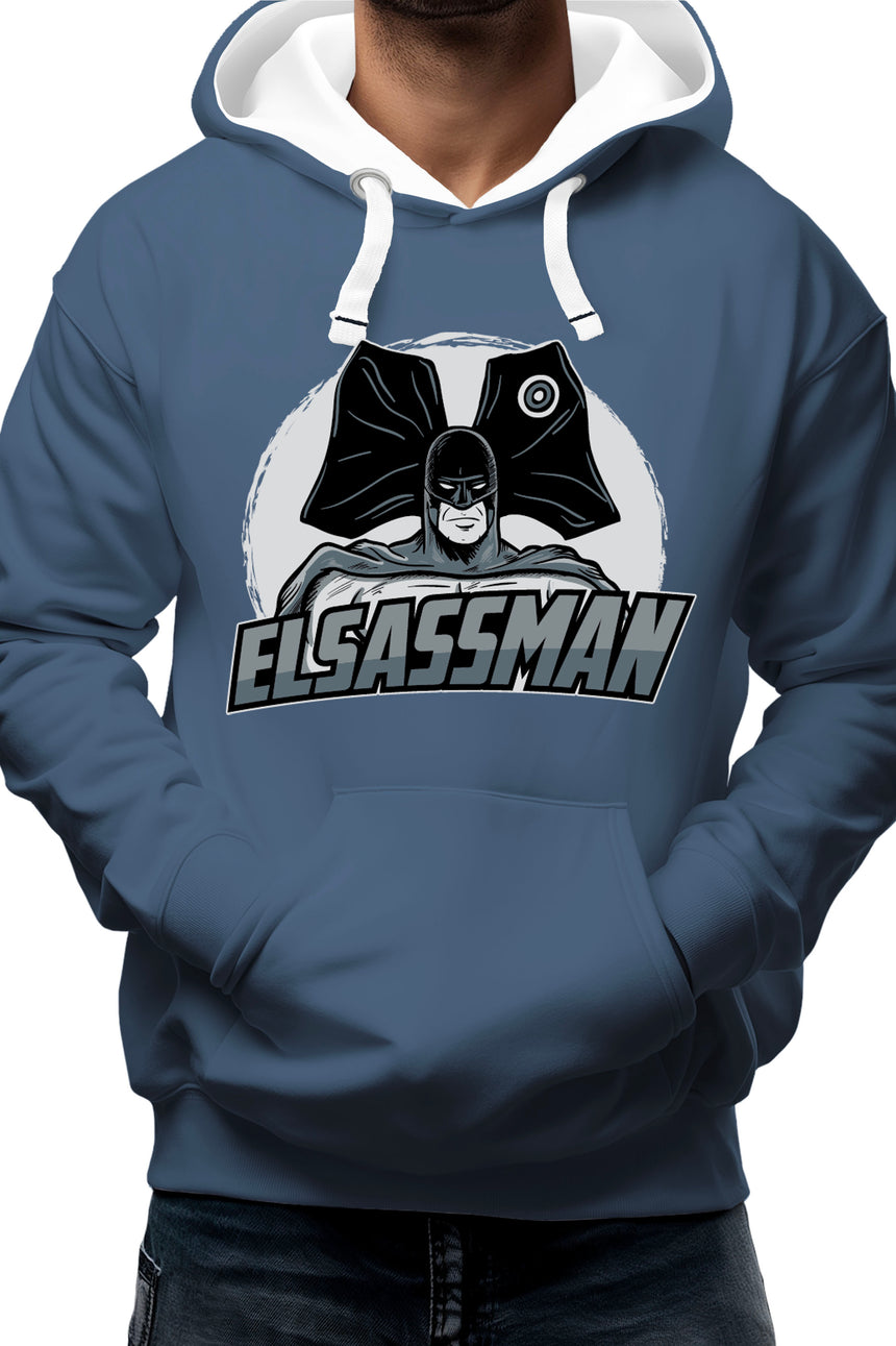 Sweat Adulte L'Alsacien qui a des super pouvoirs