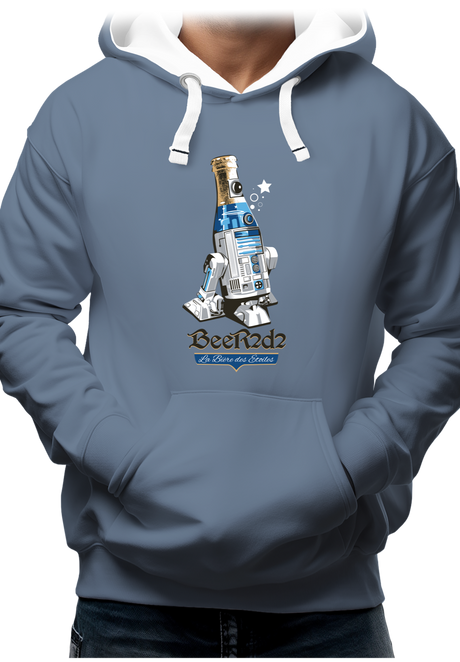 Sweat Adulte Beer2d2 la bière des étoiles