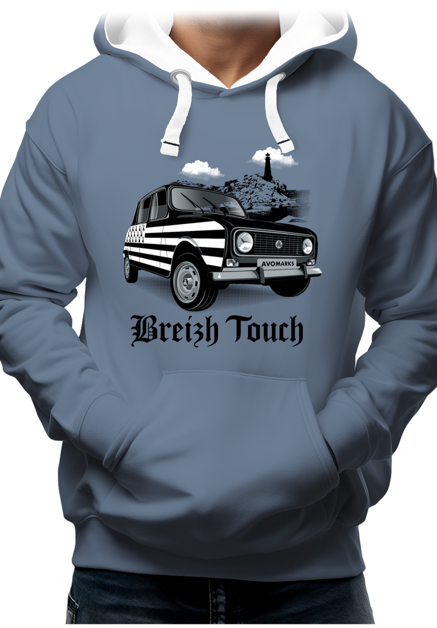 Sweat Adulte Voiture 4L bretonne
