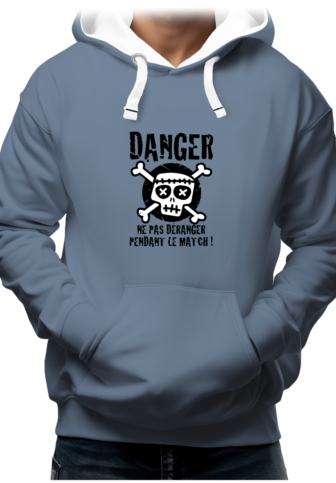 Sweat Adulte Danger Match ne pas déranger