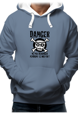 Sweat Adulte Danger Match ne pas déranger