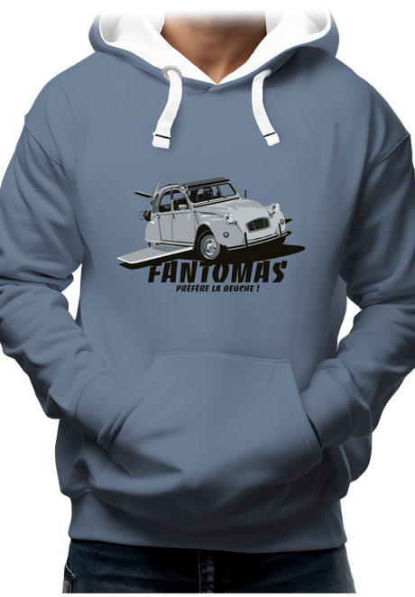 Sweat Adulte Voiture 2CV de Fantomas