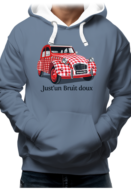 Sweat Adulte Voiture 2CV Just'un Bruit doux