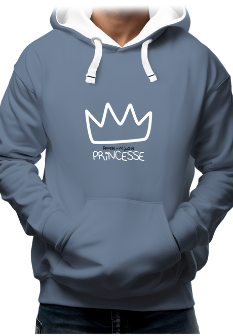 Sweat Adulte Appelle moi juste Princesse