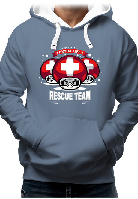 Sweat Adulte Rescue Team jeux vidéo