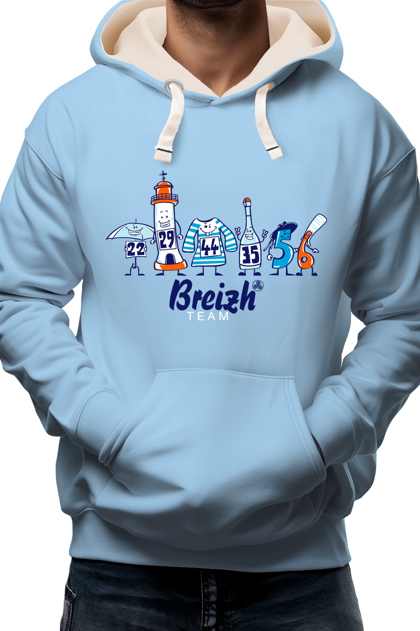 Sweat Adulte Breizh team departement