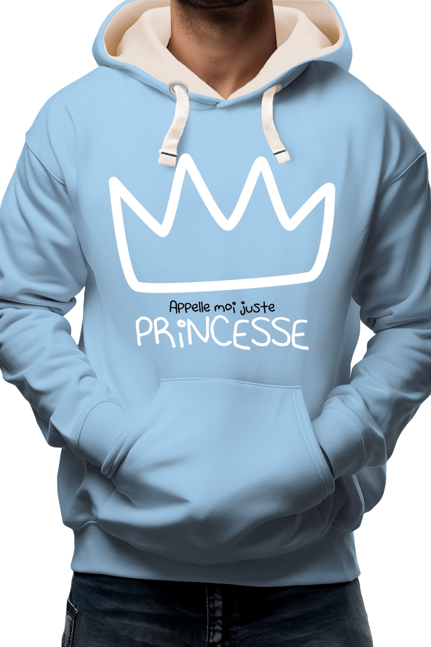 Sweat Enfant Princesse Couronne appelle moi juste