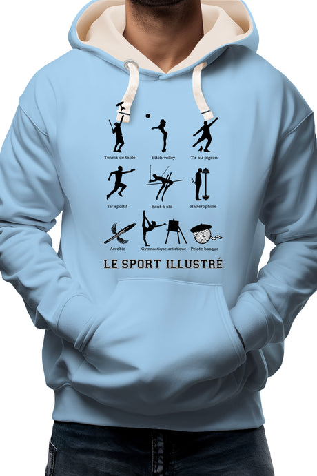 Sweat Adulte Sport Illustre