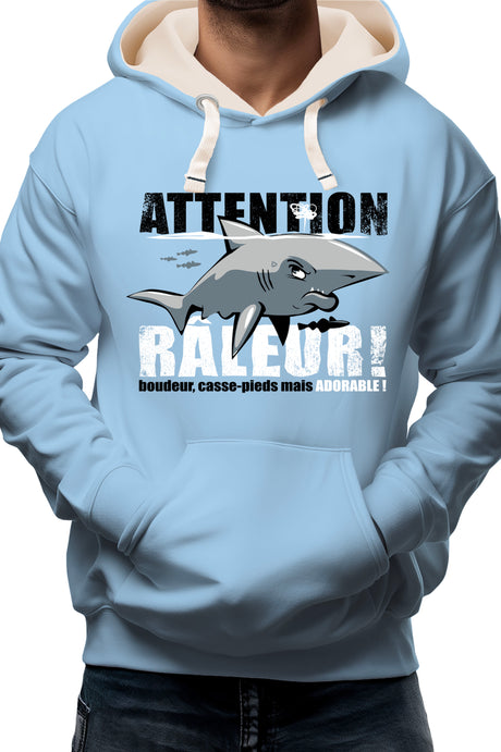 Sweat Enfant Attention requin raleur