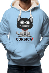 Sweat Enfant Chat Corse cagoulé