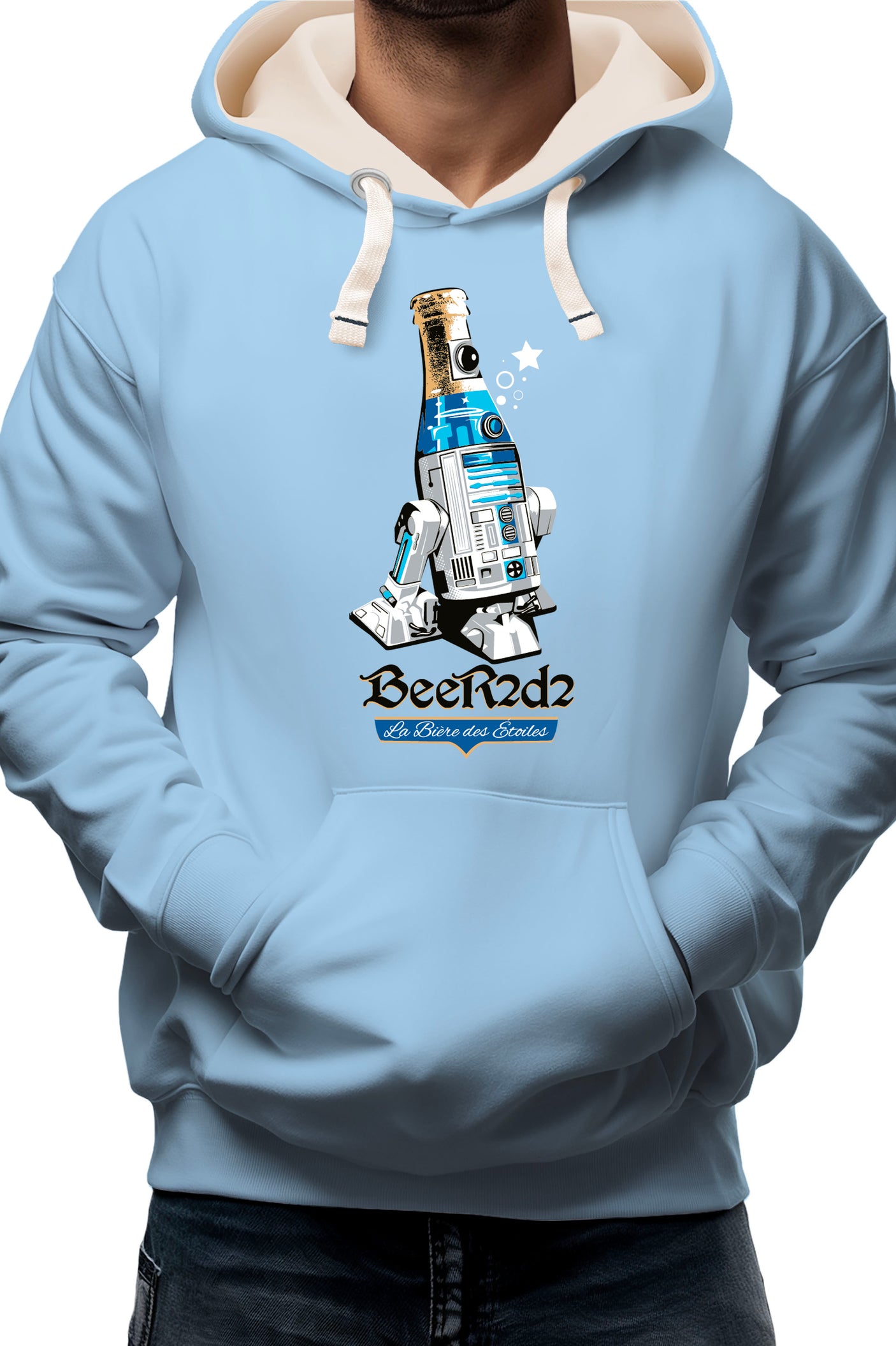 Sweat Adulte Beer2d2 le retour de la biere blanche