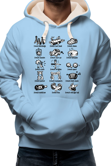 Sweat Adulte French French Symbol