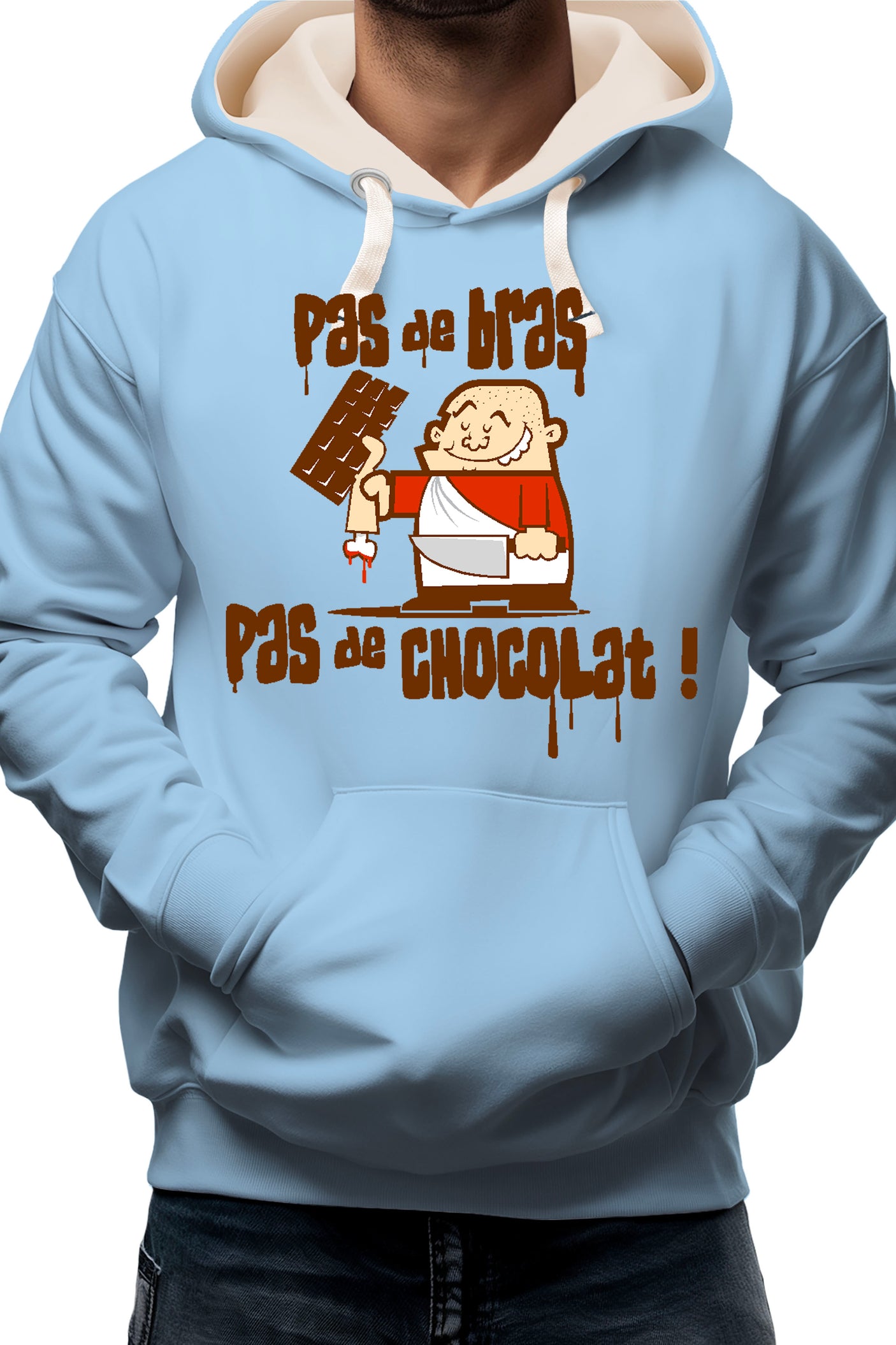 Sweat Adulte Pas De Bras Pas De Chocolat