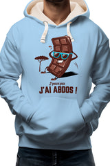 Sweat Adulte Des Abdos en tablette de chocolat