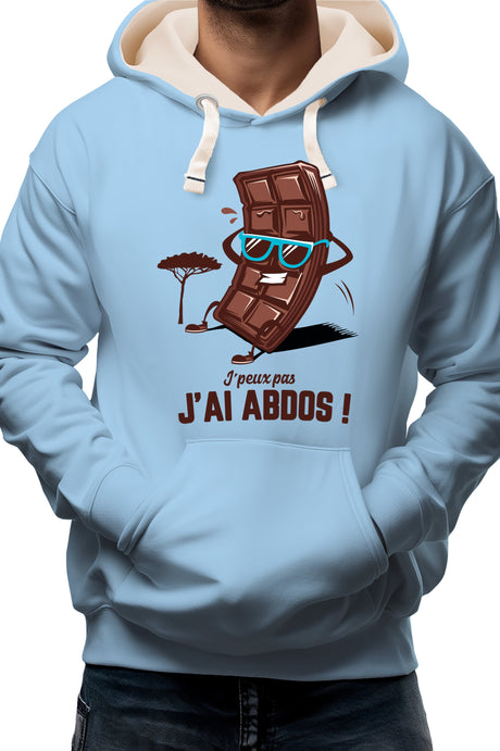 Sweat Adulte Des Abdos en tablette de chocolat