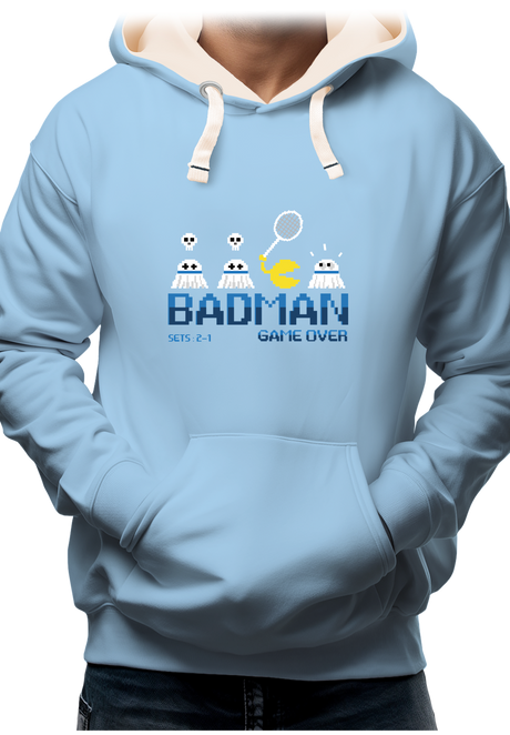 Sweat Adulte BadMan, le jeu video de badminton